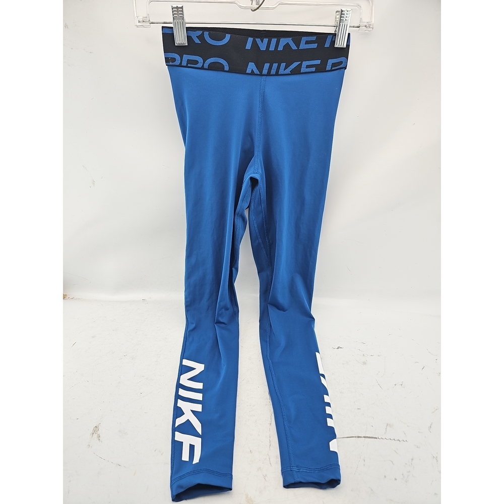 Nike Pro Dri-FIT Blue Compression Leggings